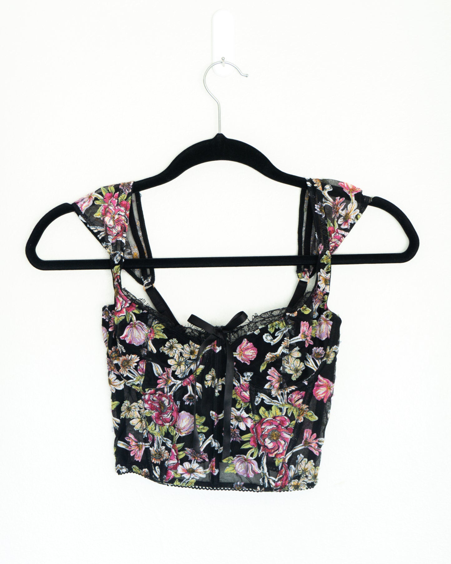 Lencería - Victoria’s Secret Bustier Flores Rosas - La Reversa