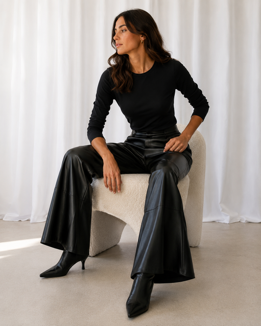 Pantalón Dalia Eco Leather - Maria Cher - La Reversa