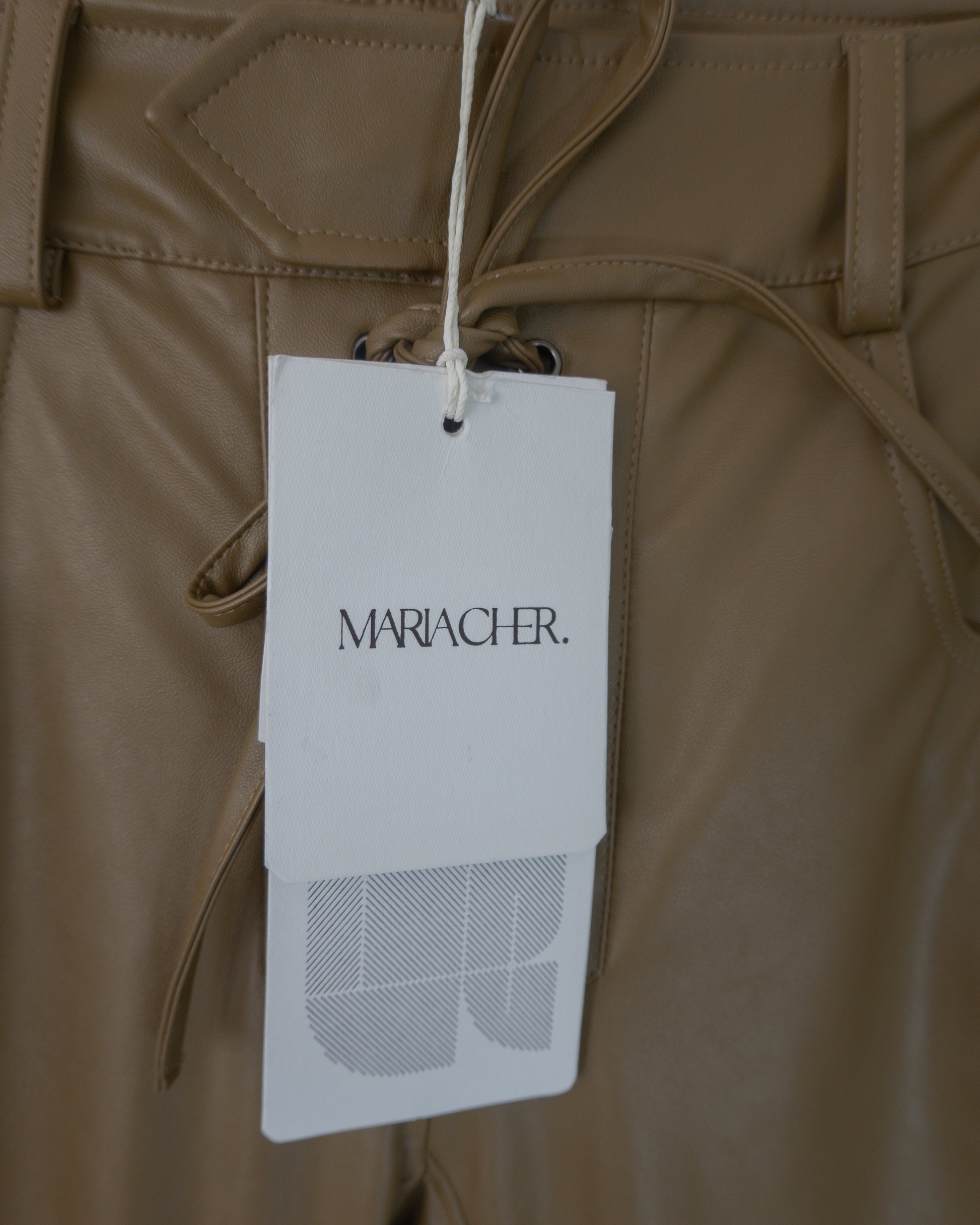 Pantalón Eco Cuero Lace Up - SaintMalē - La Reversa