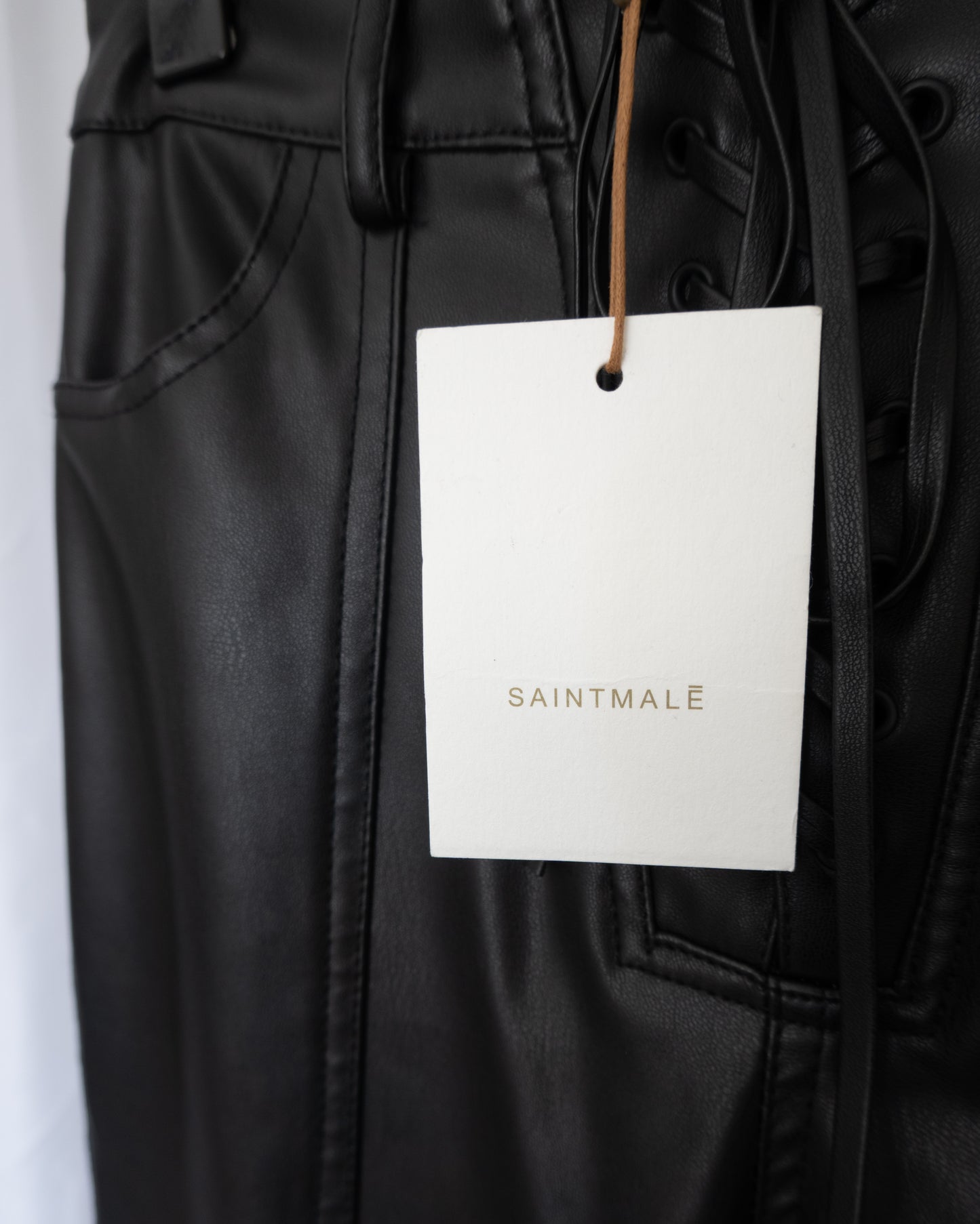 Pantalón Eco Leather - SaintMalē - La Reversa