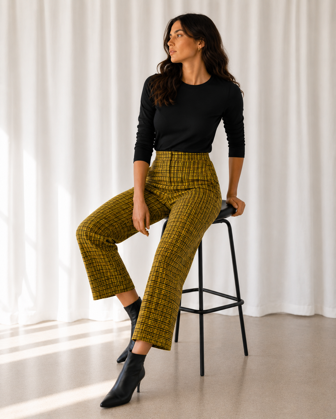 Pantalón Wide Leg Texturizado - Bimba y Lola - La Reversa