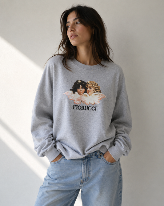 Polerón Gris Ángeles - Fiorucci - La Reversa