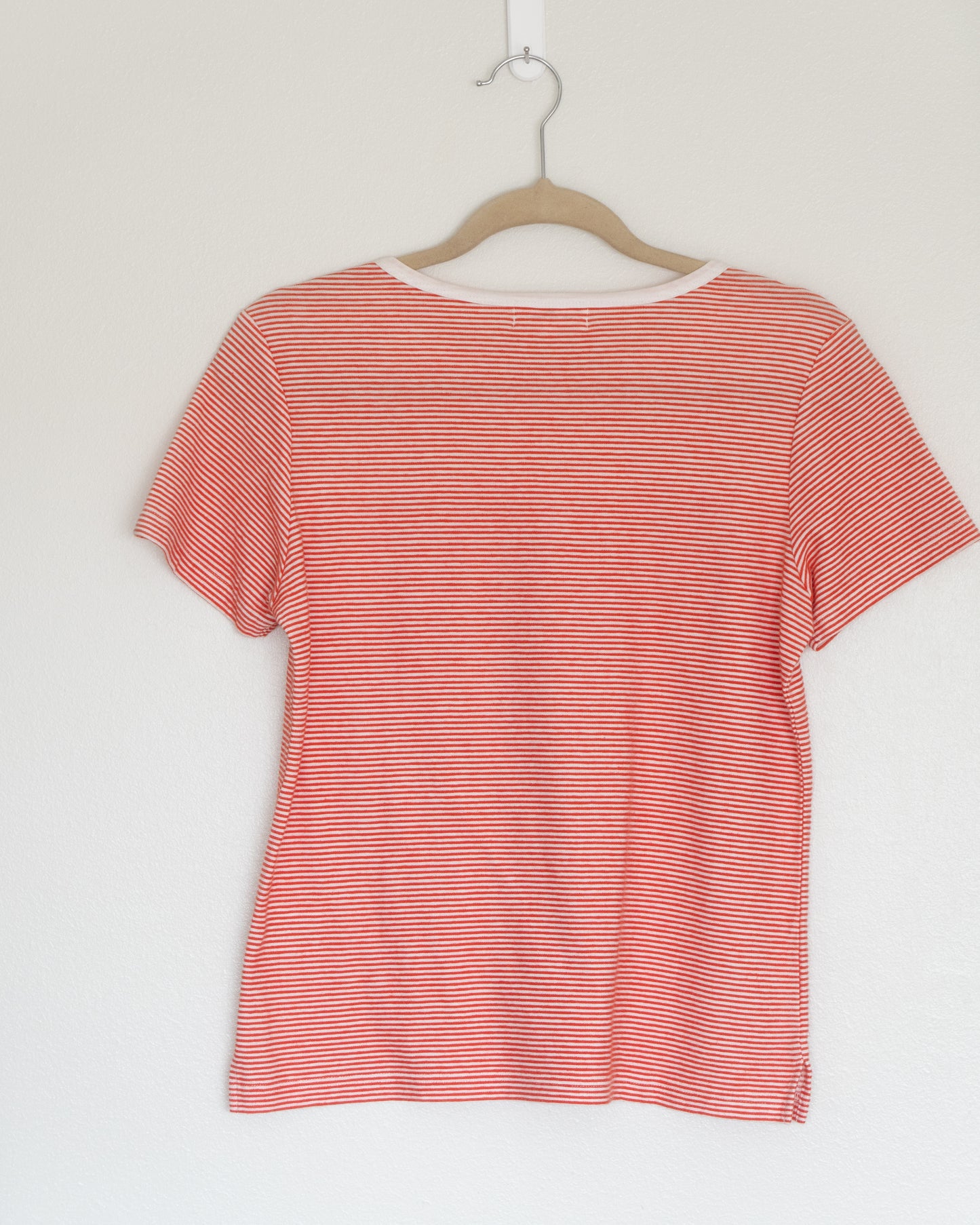 Polera Rayas Rojo y Blanco Panel Contraste - Courrèges - La Reversa