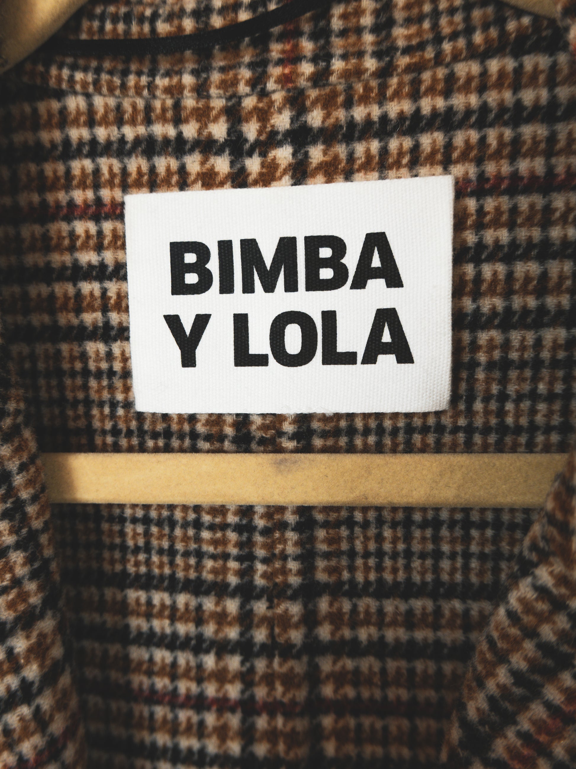 Abrigo a Cuadros - Bimba y Lola