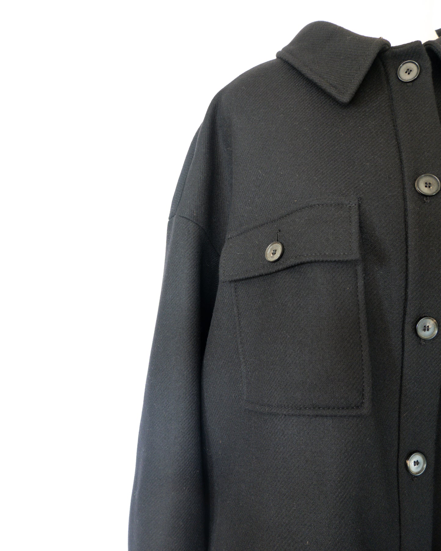 Abrigo Manteco Overshirt - Zara