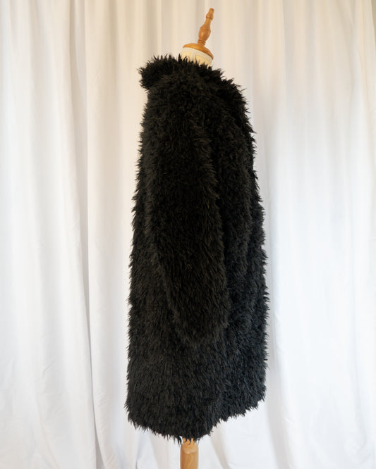 Chaqueta Faux Fur Negra - Art Class