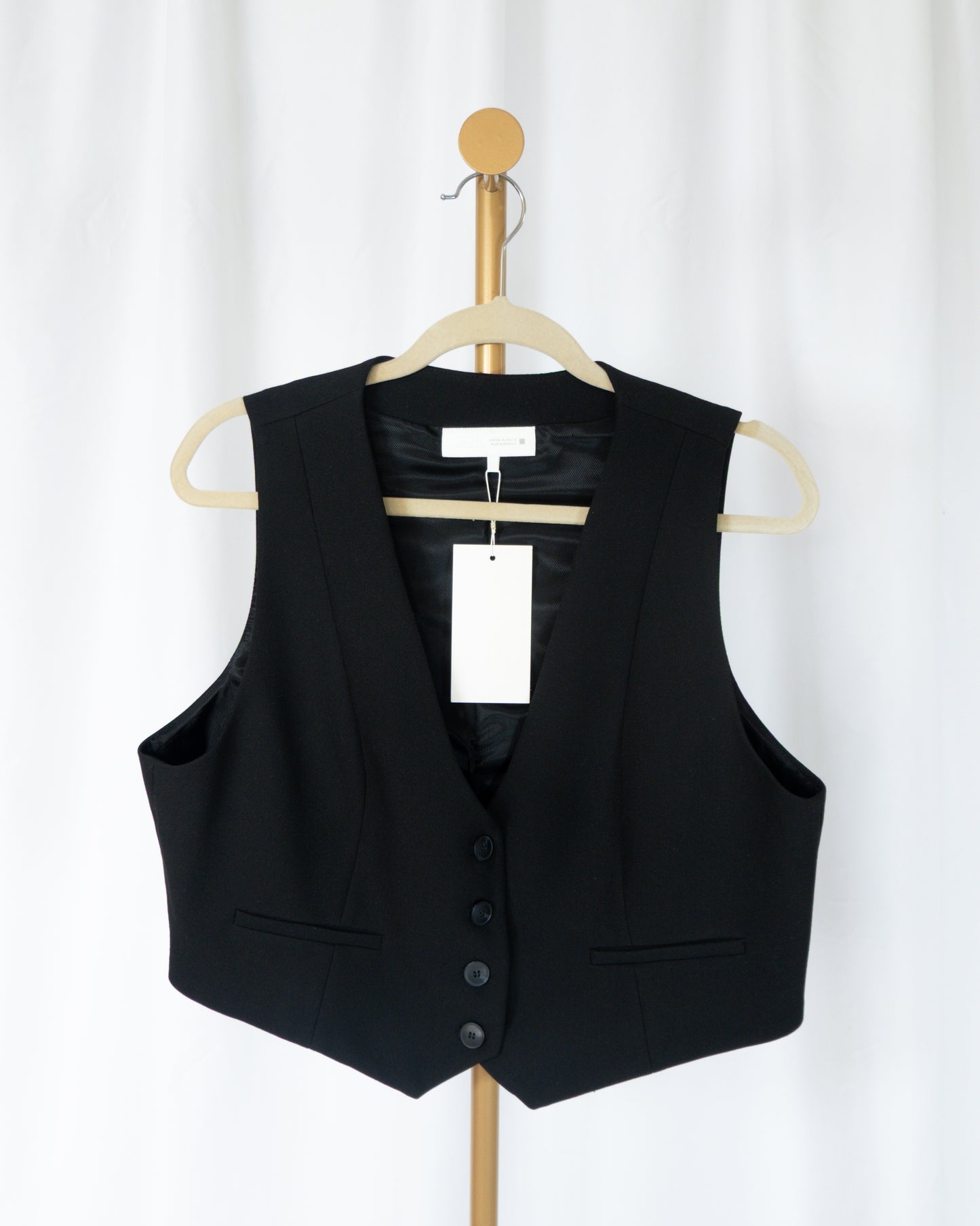 Chaleco de vestir negro - Zara