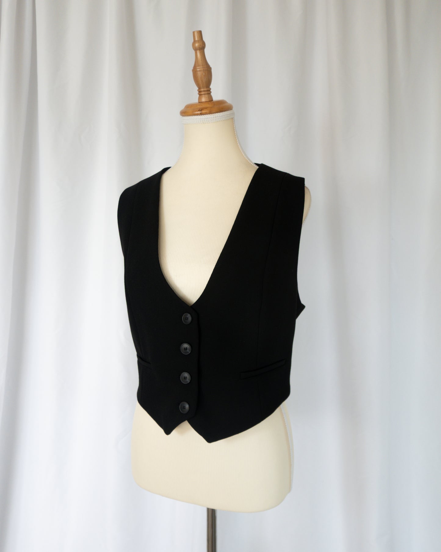 Chaleco de vestir negro - Zara