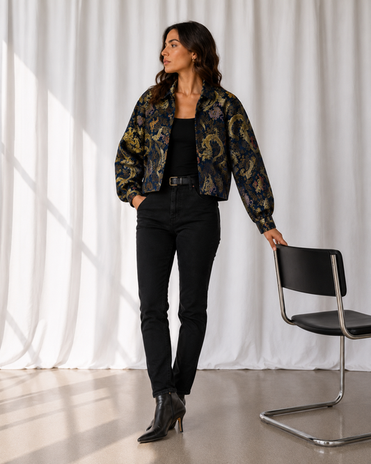 Chaqueta Brocada de Dragones