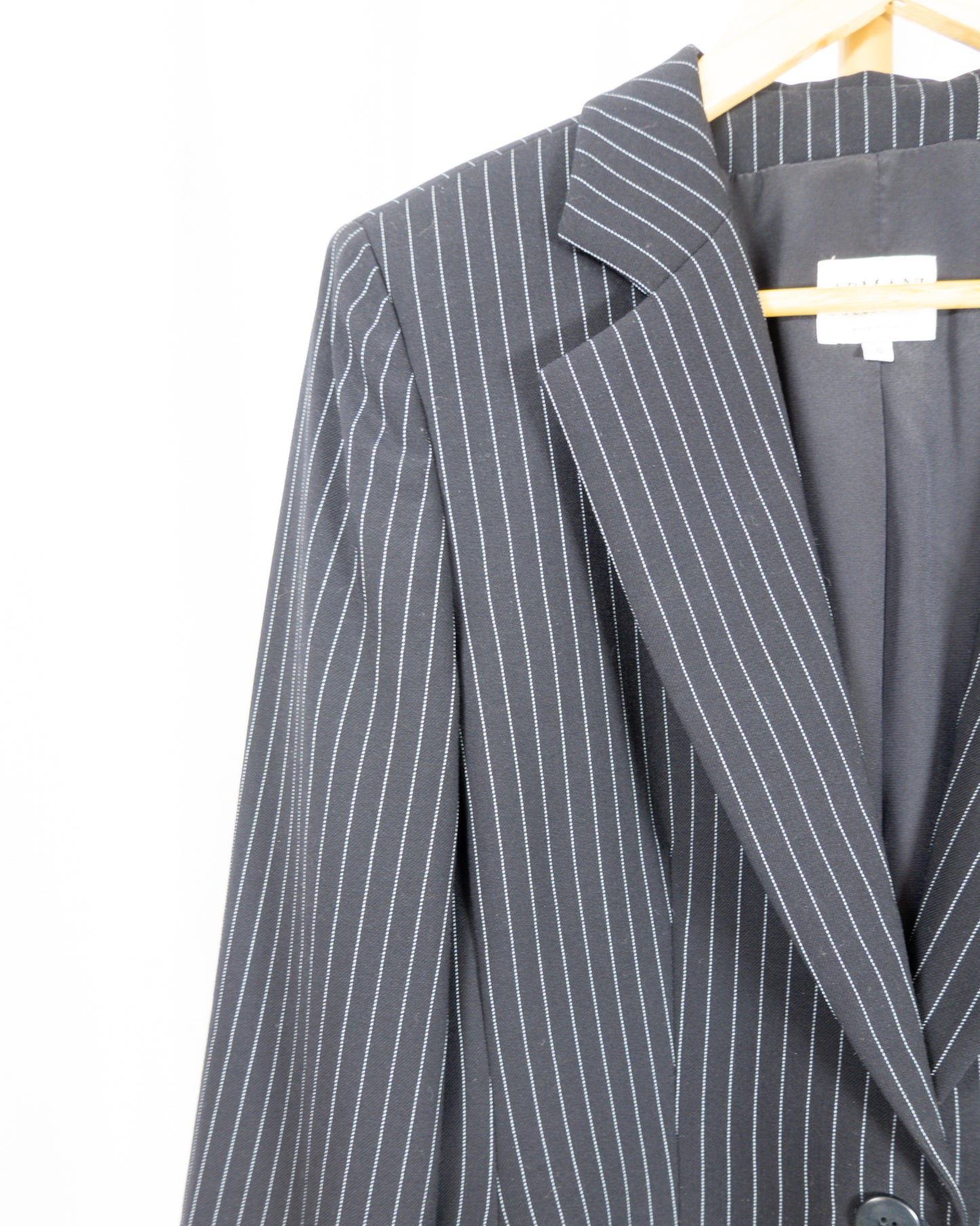 Blazer Pinstripe de Lana - Armani Collezioni