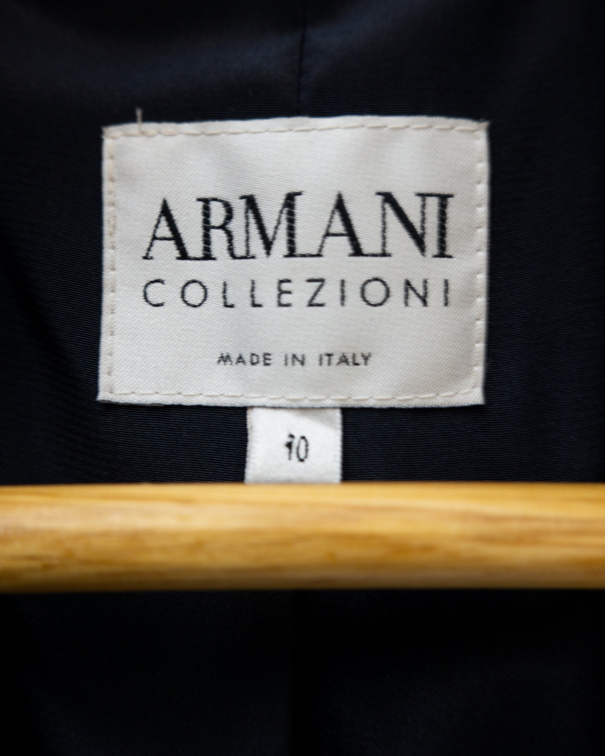 Blazer Pinstripe de Lana - Armani Collezioni