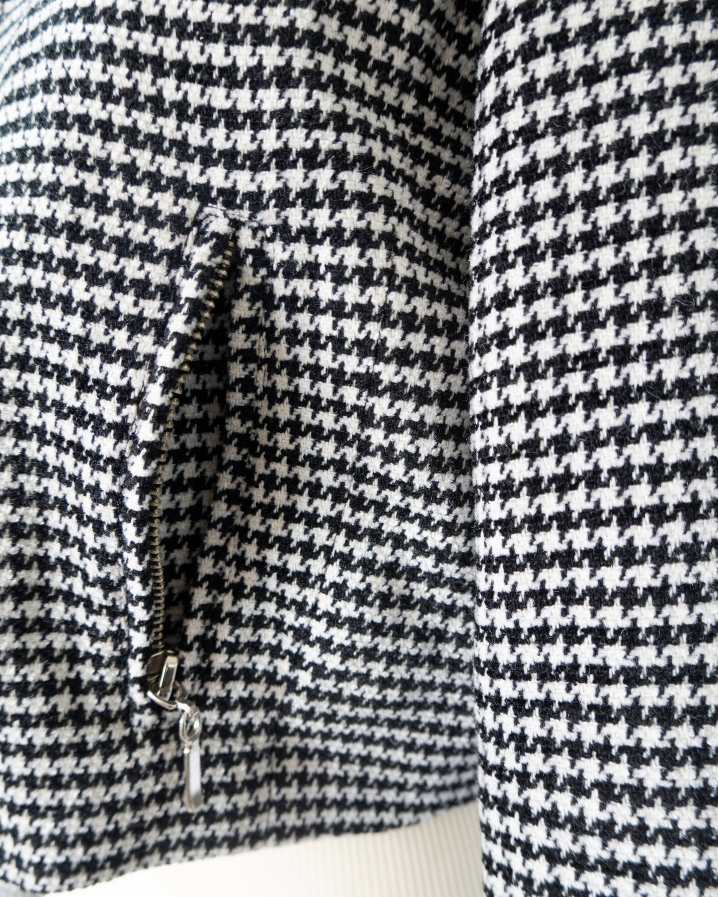 Blazer Cropped Pied de Poule - Emanuel Ungaro