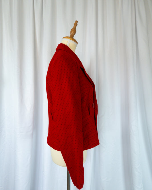 Blazer Corto Rojo Intenso - Christian Dior