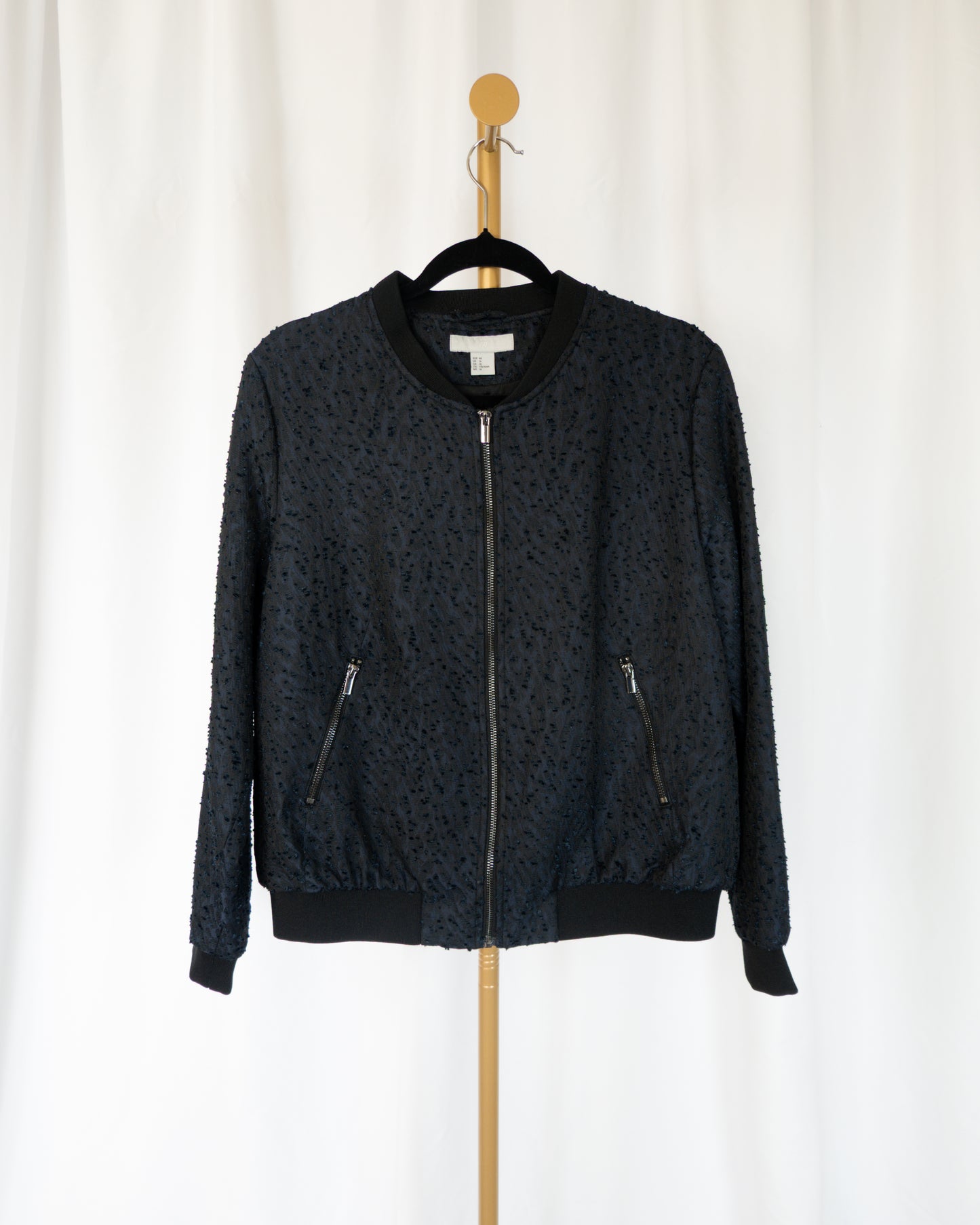 Chaqueta Texturizada Azul Noche - H&M