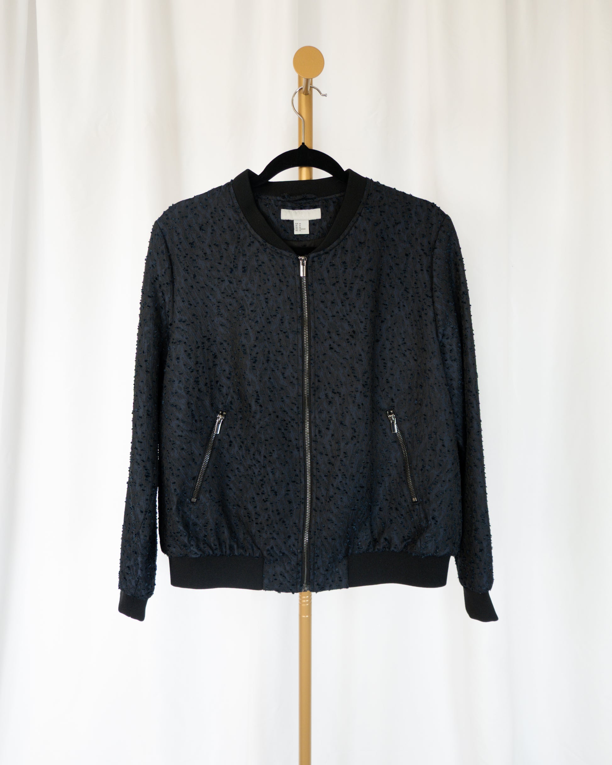 Chaqueta Texturizada Azul Noche - H&M