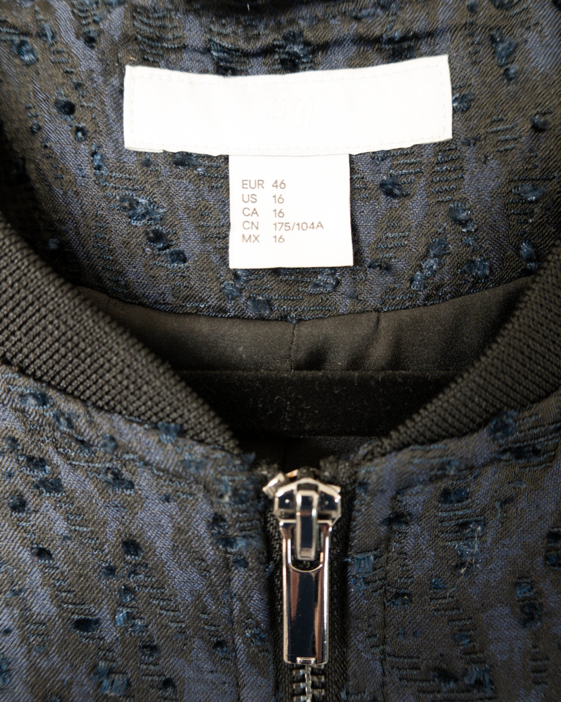Chaqueta Texturizada Azul Noche - H&M