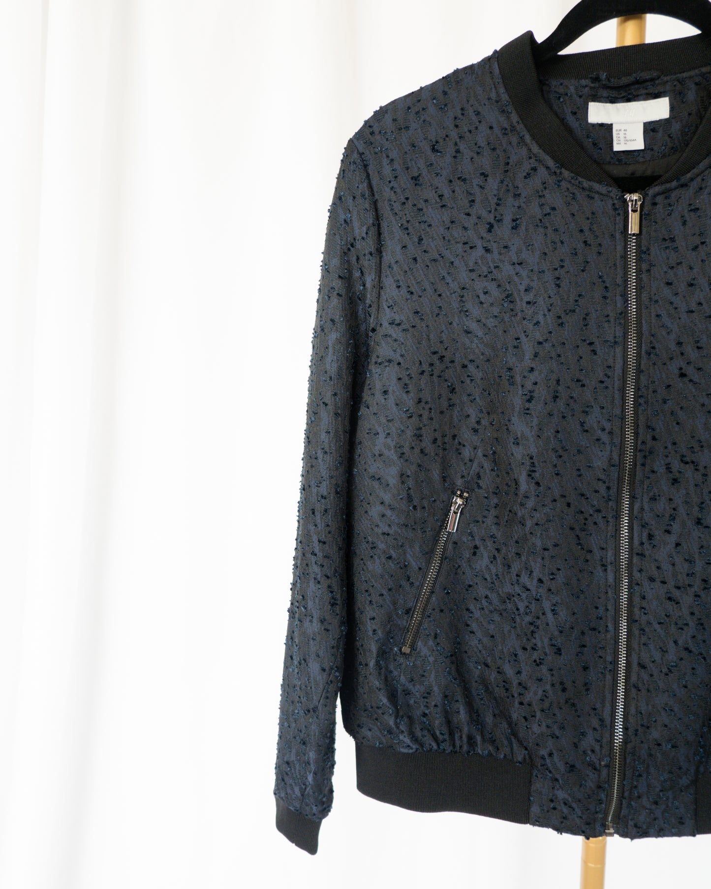 Chaqueta Texturizada Azul Noche - H&M
