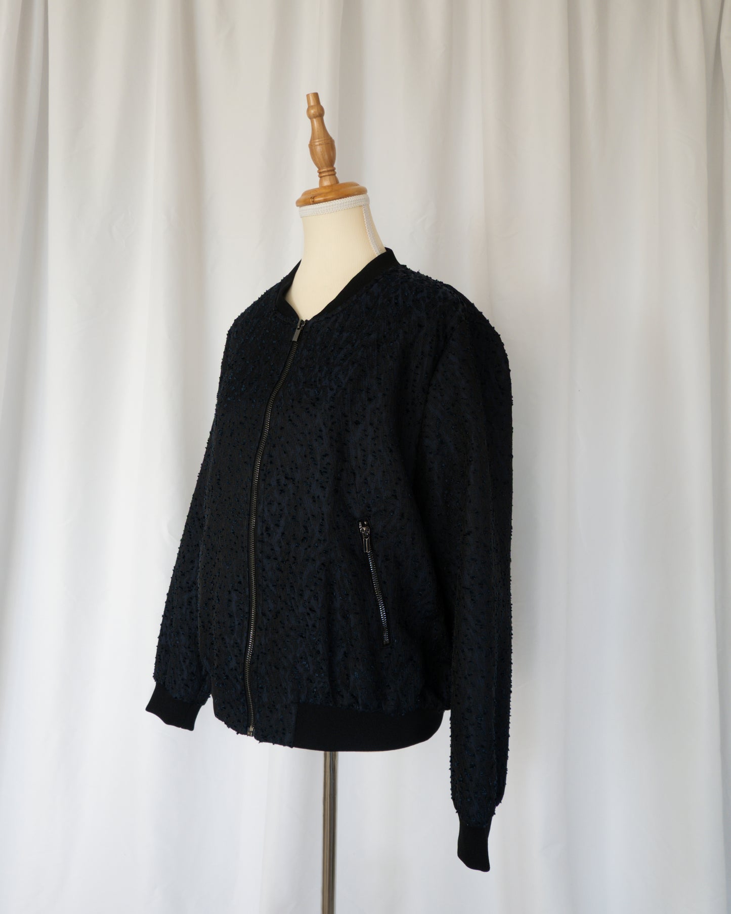 Chaqueta Texturizada Azul Noche - H&M