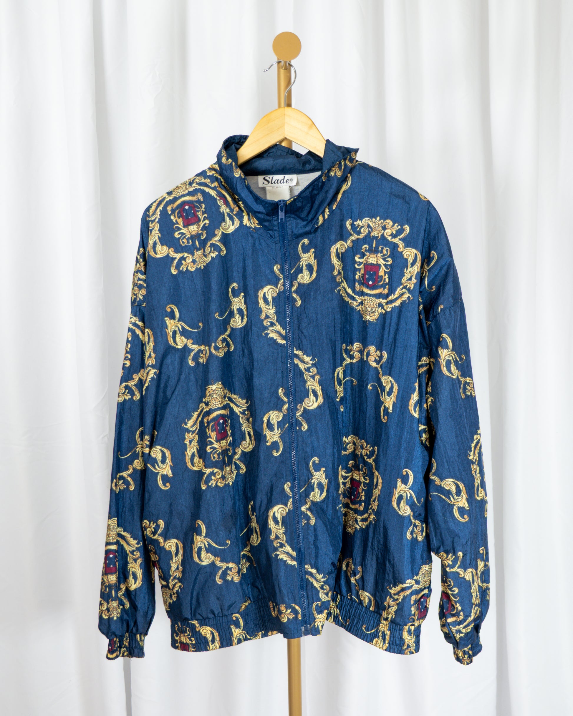 Chaqueta Estampado Barroco Azul - Slade