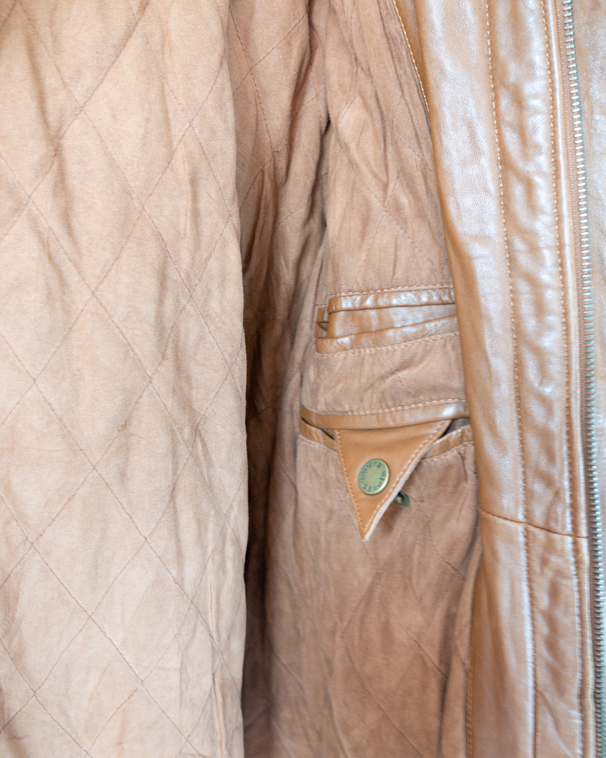 Chaqueta Cuero Sintético Café - Pierre Cardin