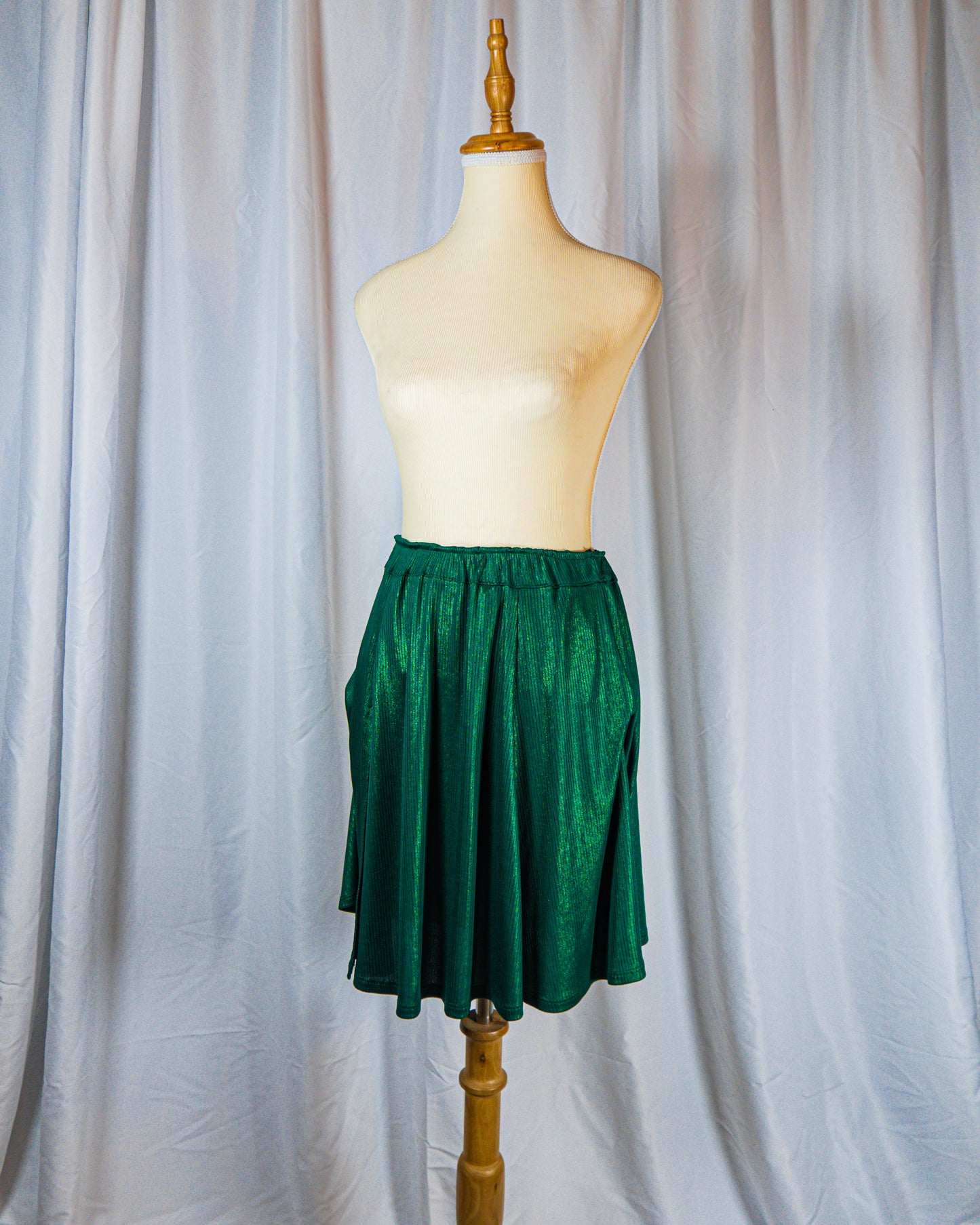 Falda metálica verde - Karyn Coo