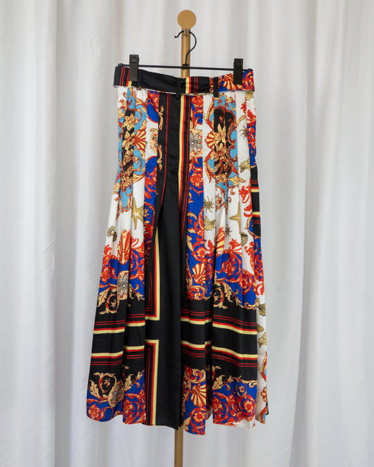 Falda Midi Estampada - Saintmalē