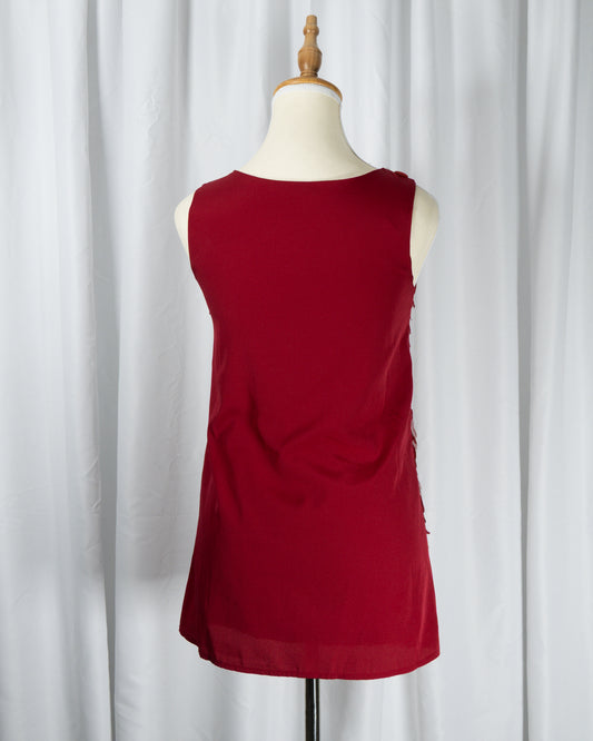 Top Rojo Lentejuelas - Sisley