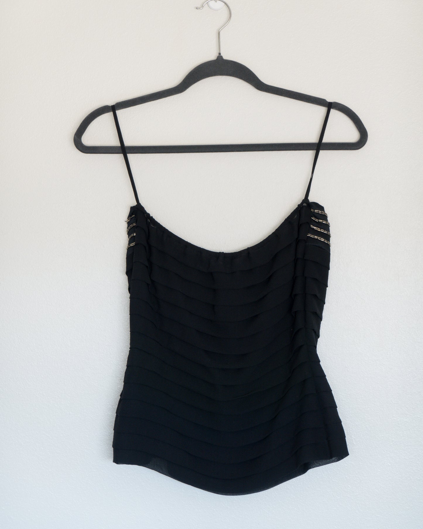 Top Drappeado Negro - Emporio Armani