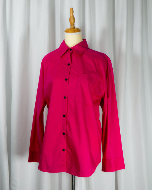 Blusa Fucsia Satin Touch - Saintmalē