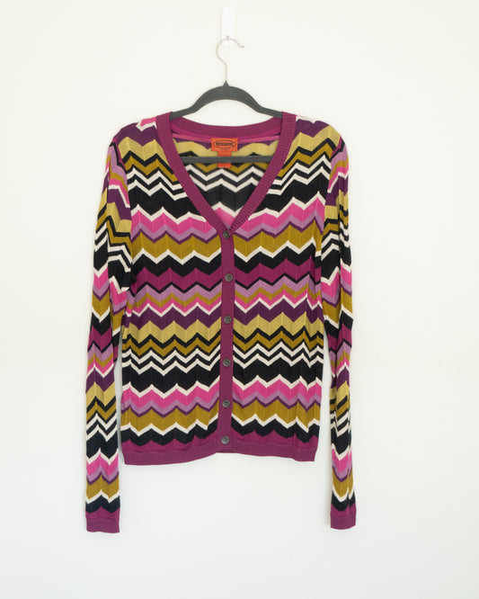 Cardigan Zigzag Multicolor - Missoni