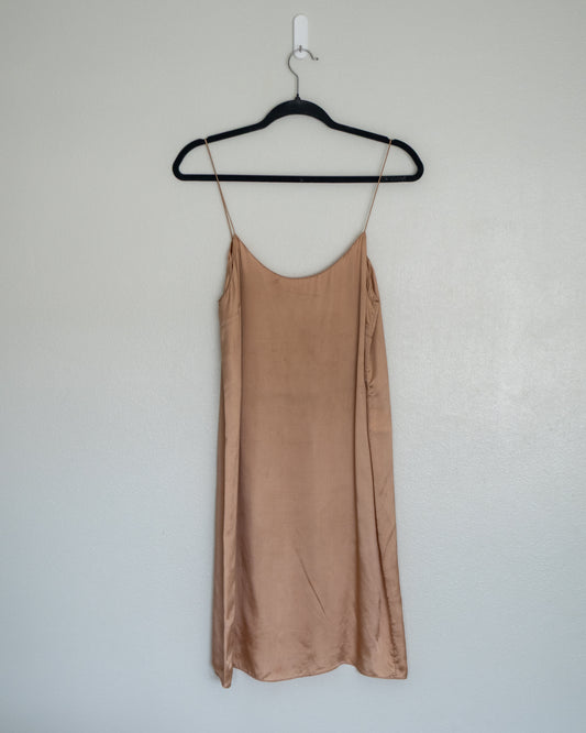 Vestido Slip Satinado - Maison Margiela