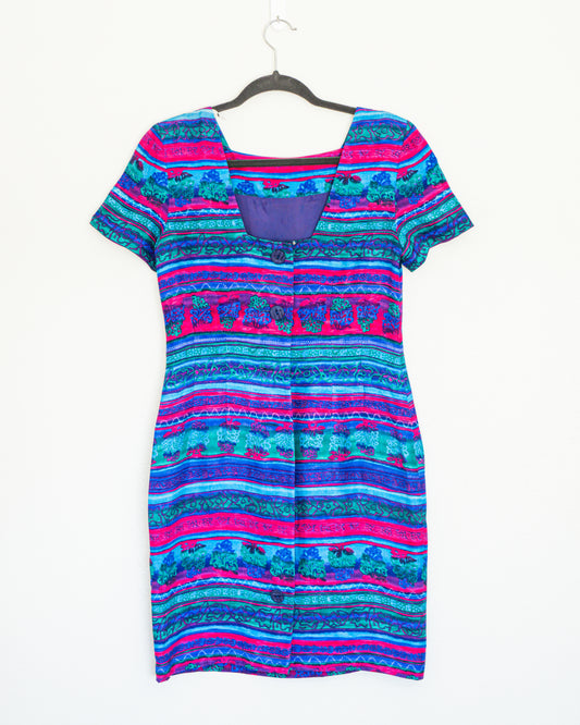 Vestido Estampado Multicolor - Liz Claiborne