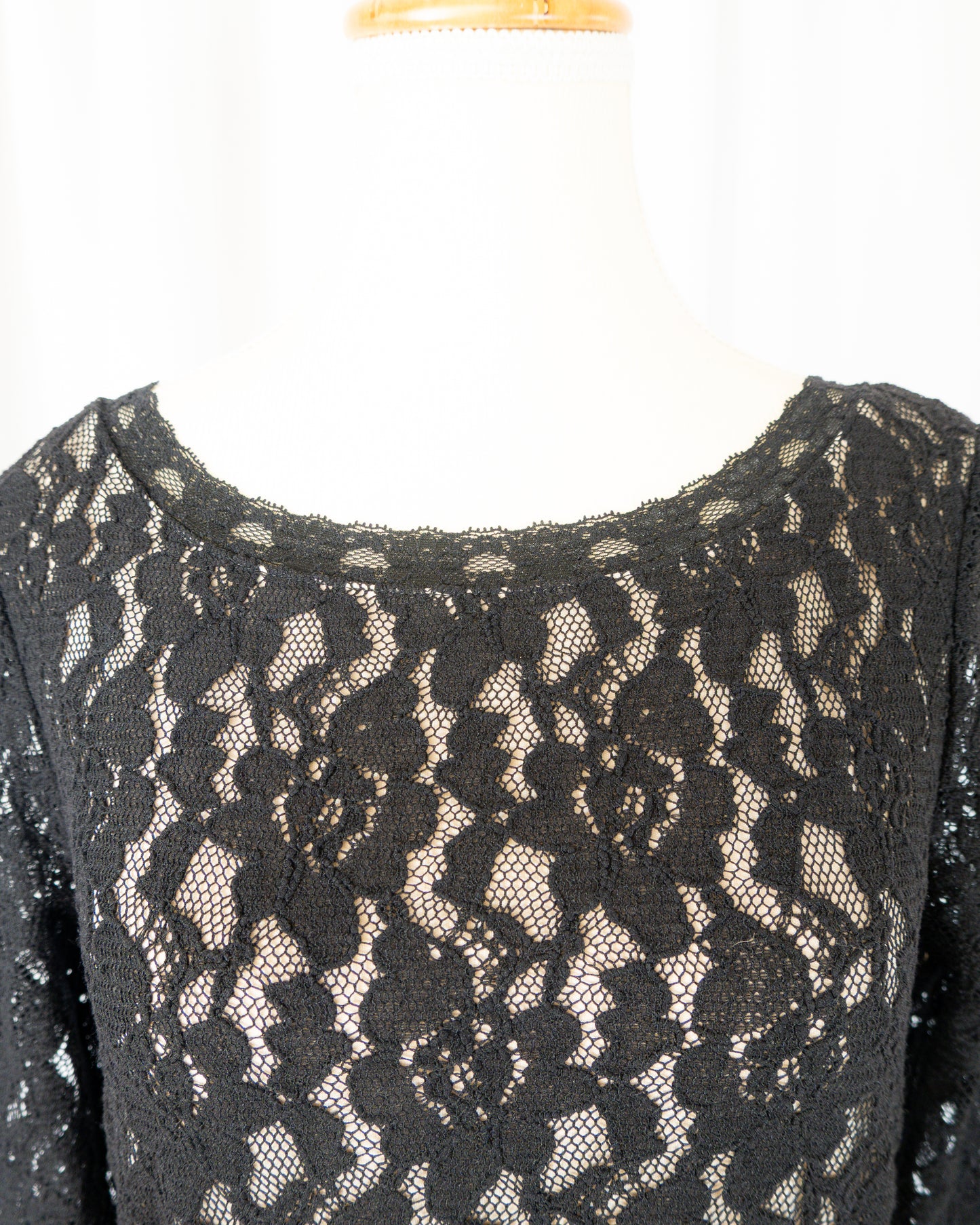 Vestido Largo de Encaje Negro Mermaid