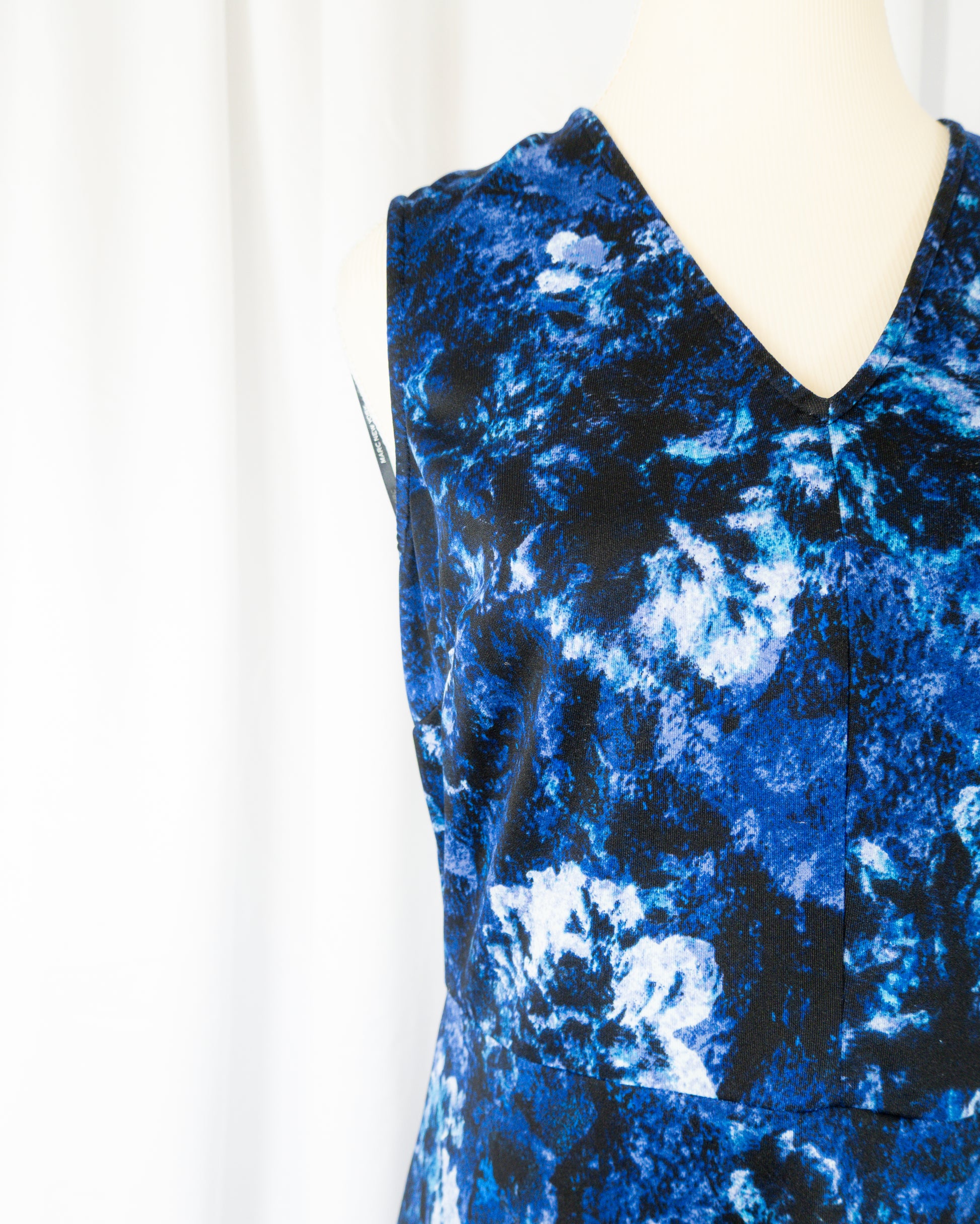 Vestido Estampado Azul - Marc New York