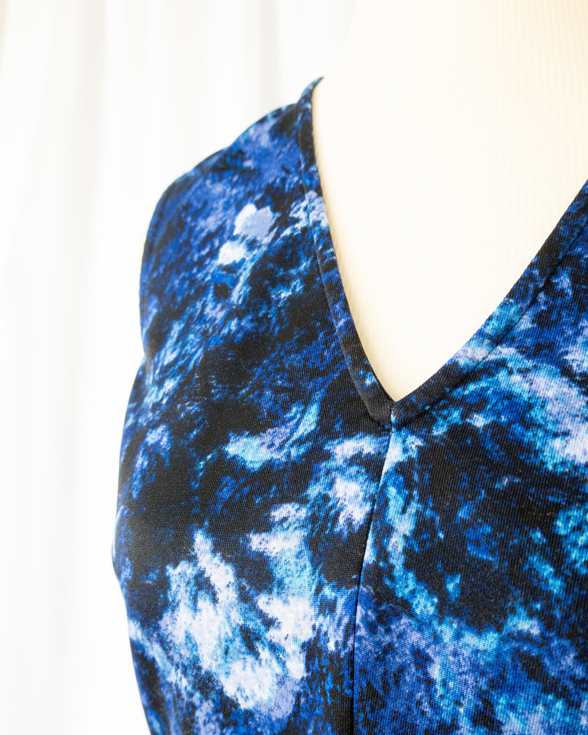 Vestido Estampado Azul - Marc New York