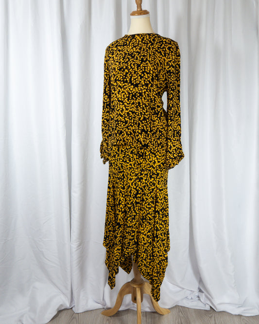 Set Floral Black & Honey - Ganni