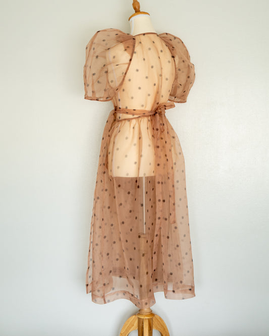 Vestido Tul Bordado - Baum und Pferdgarten