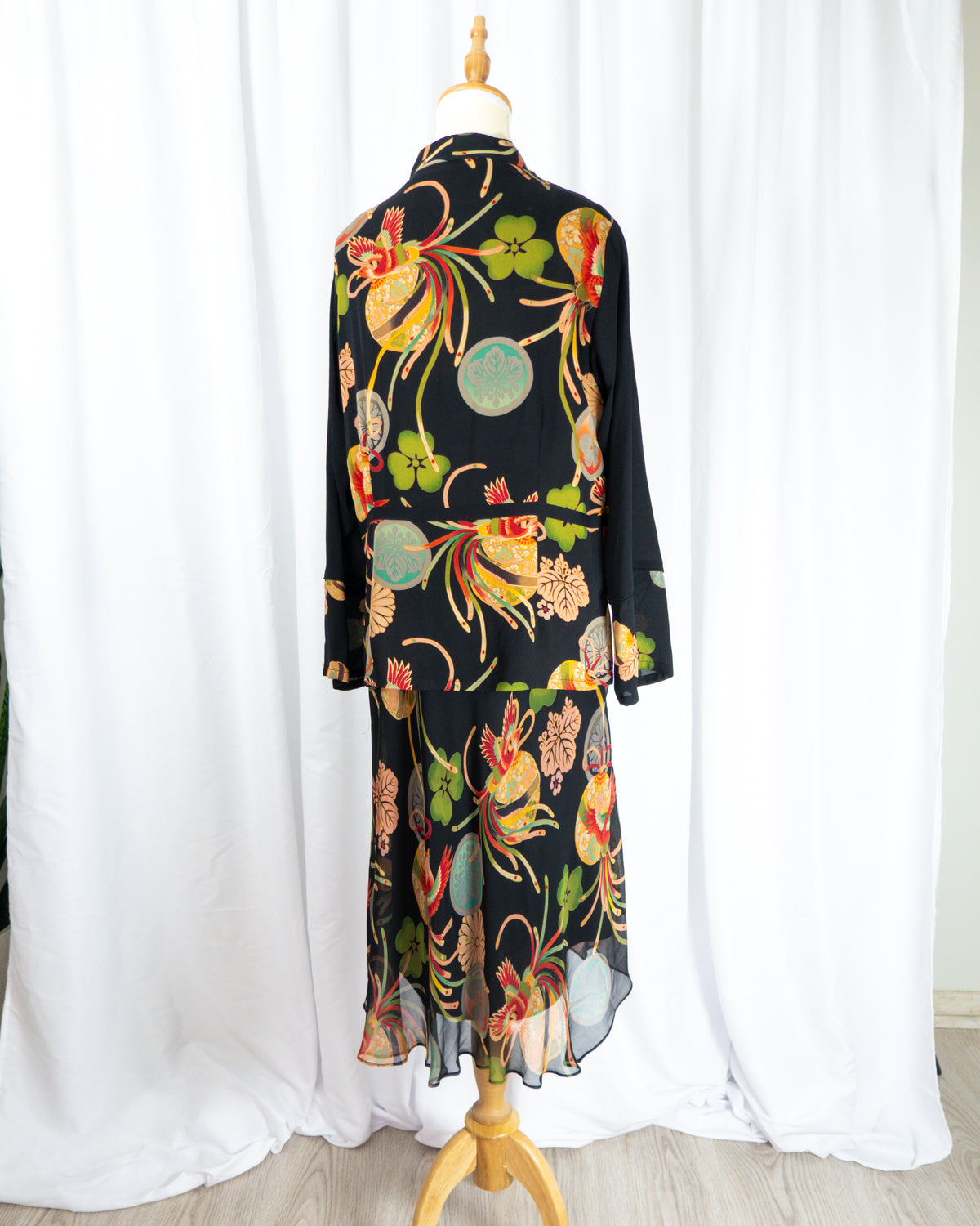 Set Vestido & Chaqueta Estampado – Harari - La Reversa
