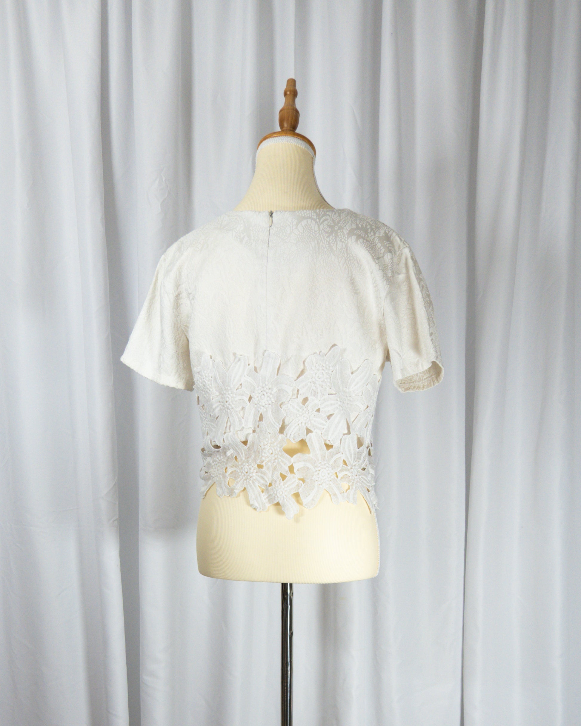 Top Crochet Floral - La Reversa