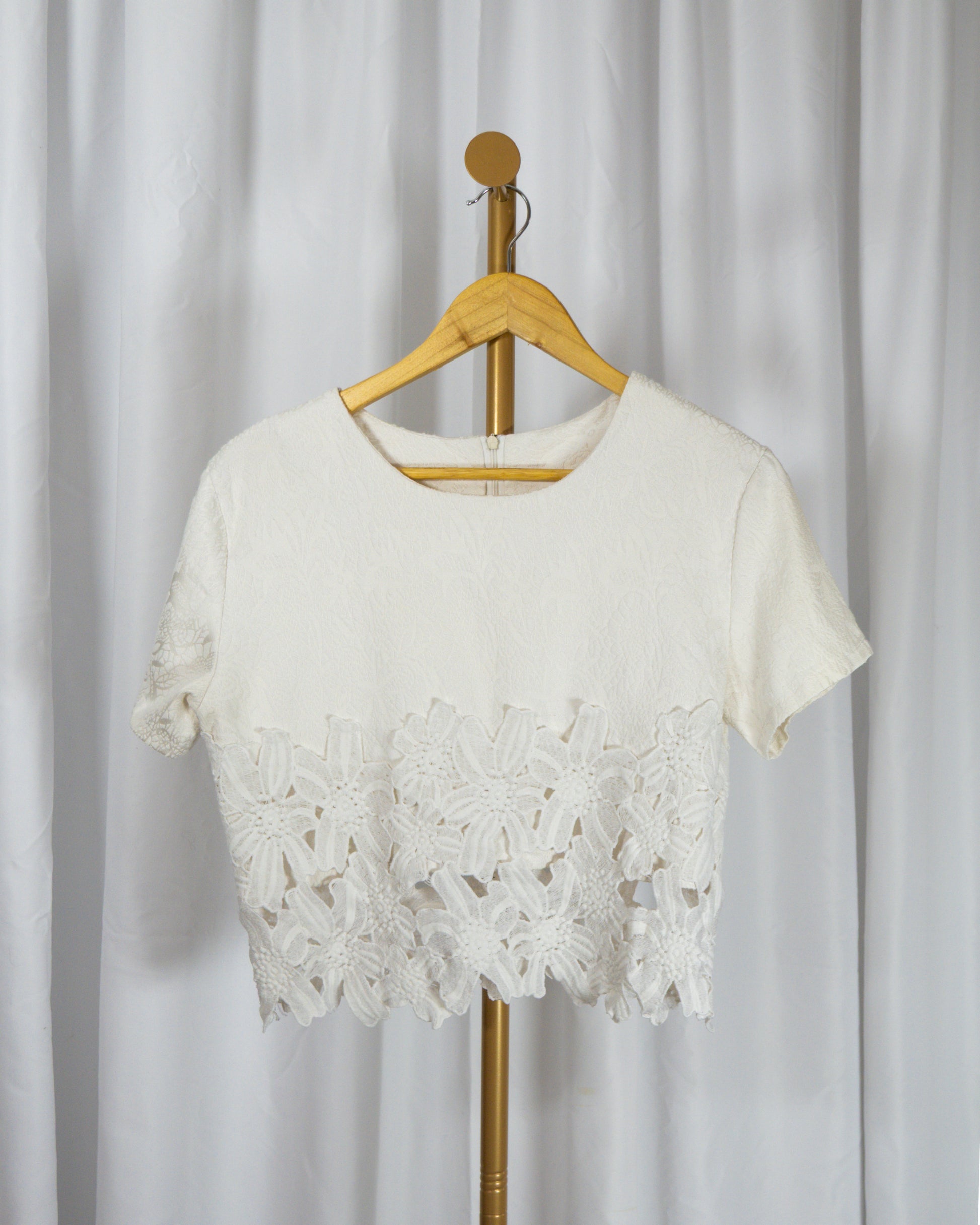 Top Crochet Floral - La Reversa