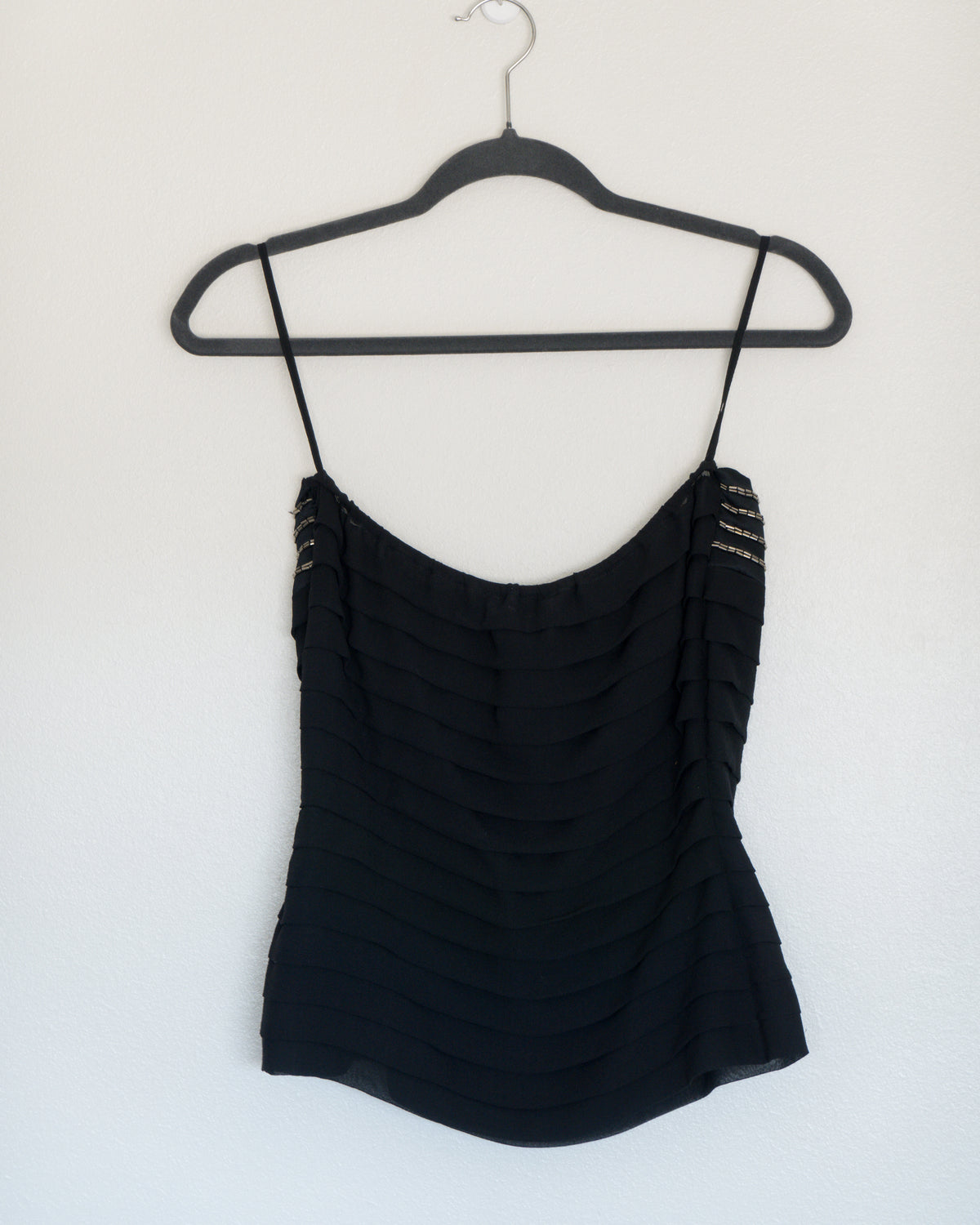 Top Drapeado Negro - Emporio Armani - La Reversa