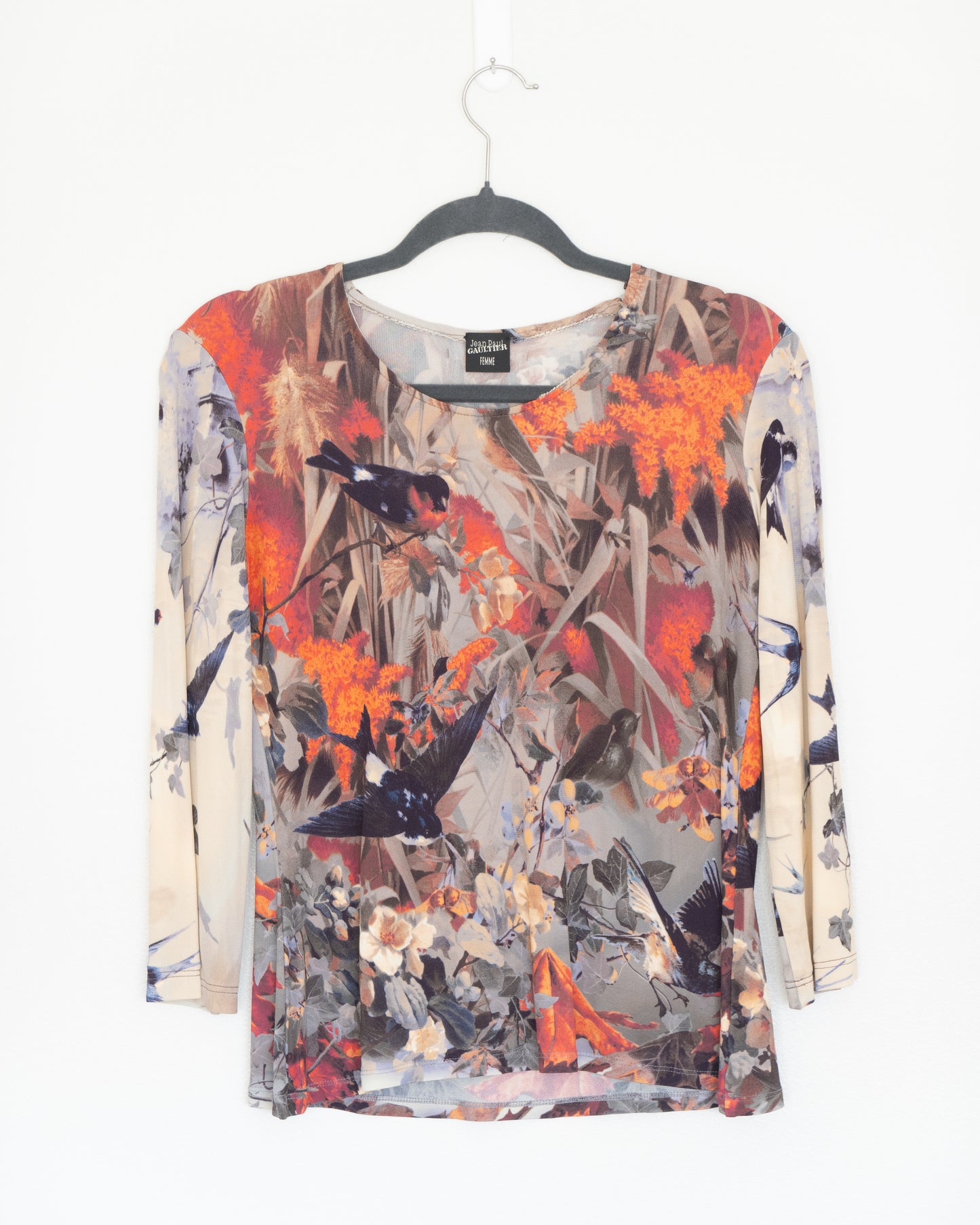 Top Estampado “Swallow” - Jean Paul Gaultier - La Reversa
