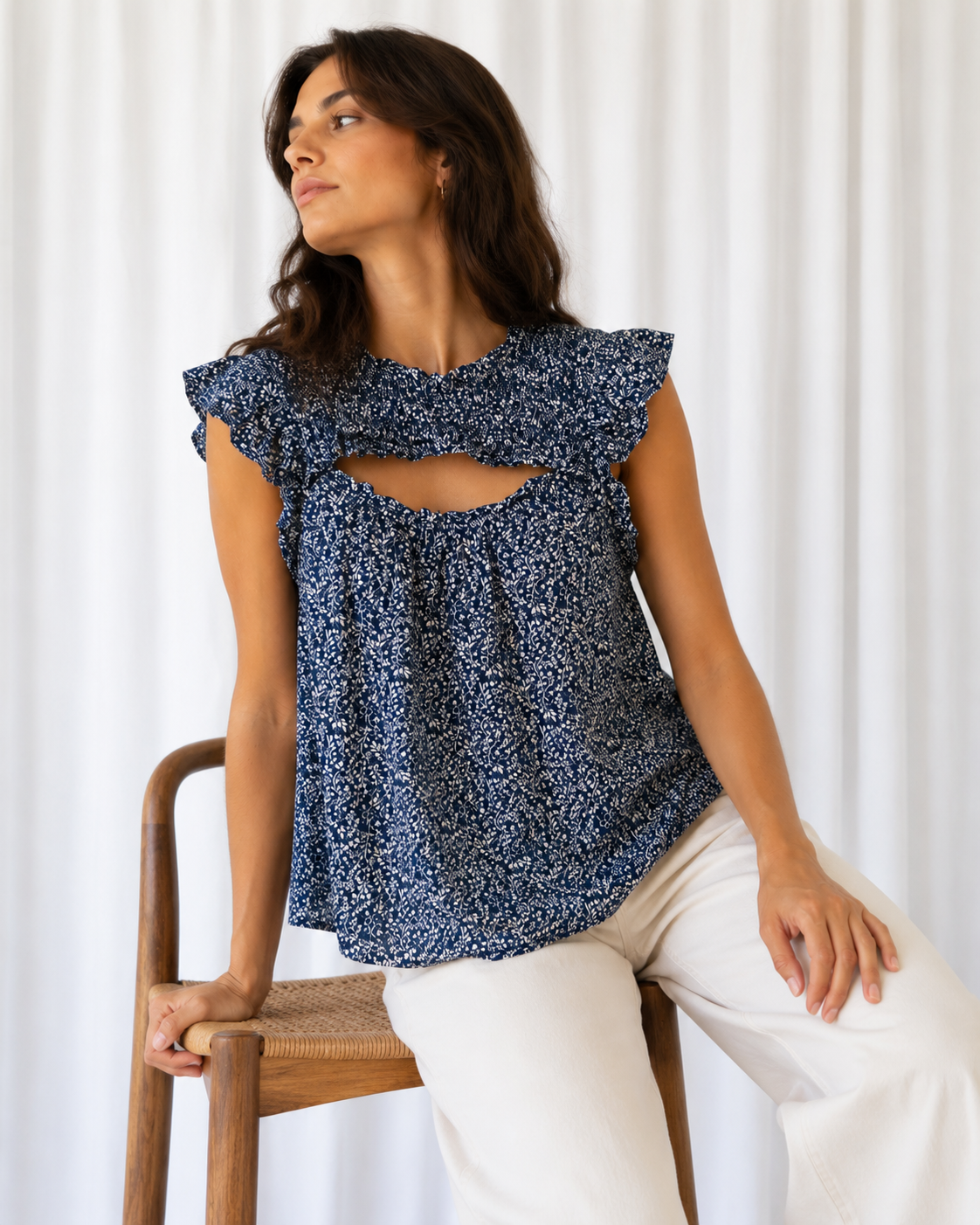 Top Floral Cut Out - Old Navy - La Reversa