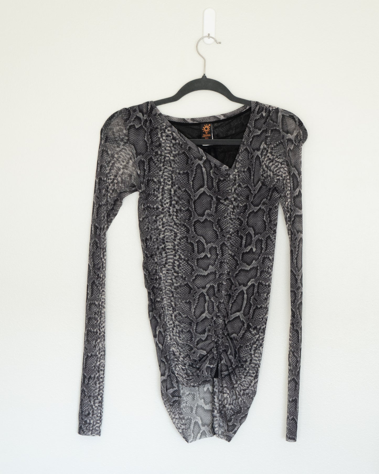 Top Malla Estampado Snake - Jean Paul Gaultier - La Reversa