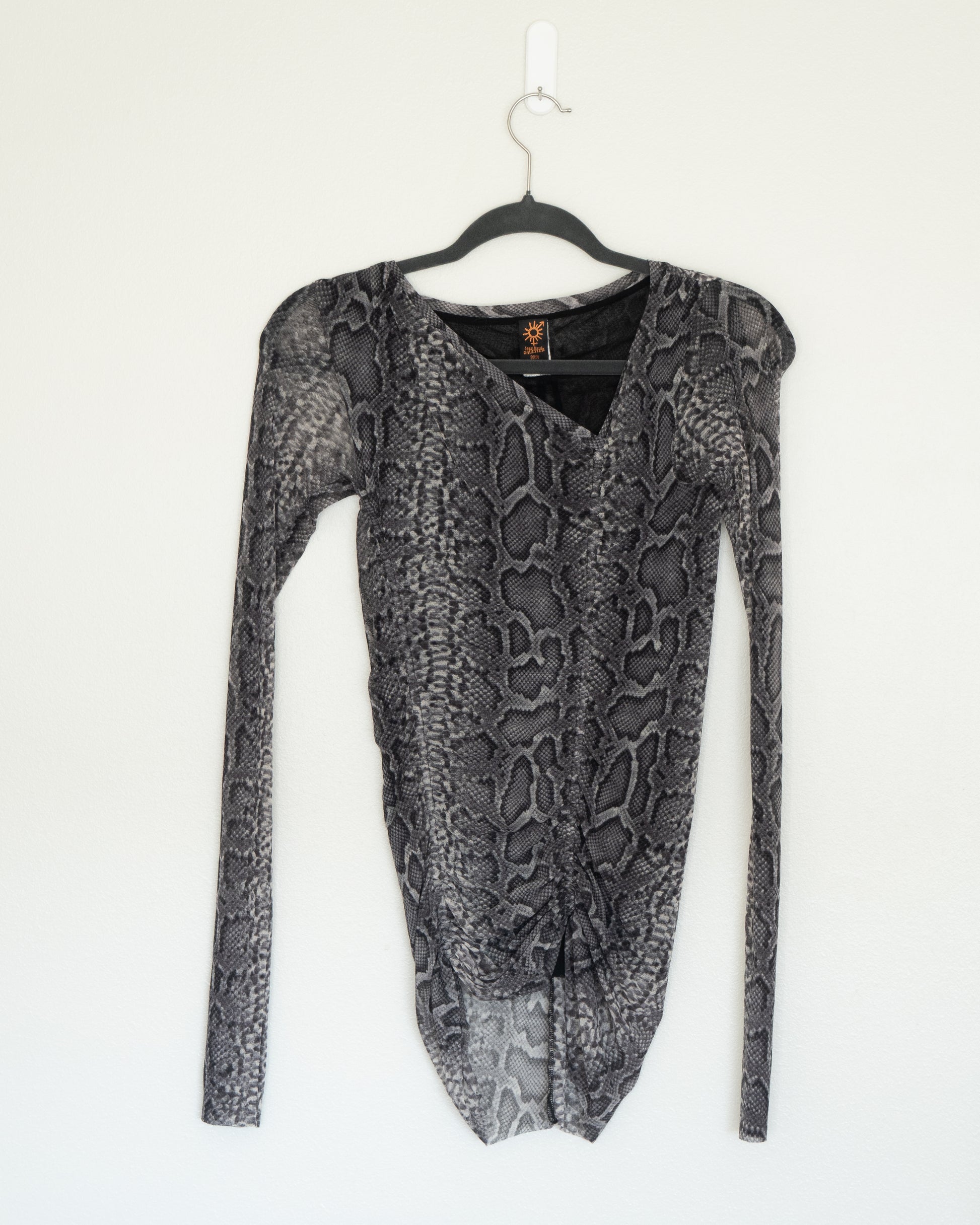 Top Malla Estampado Snake - Jean Paul Gaultier - La Reversa