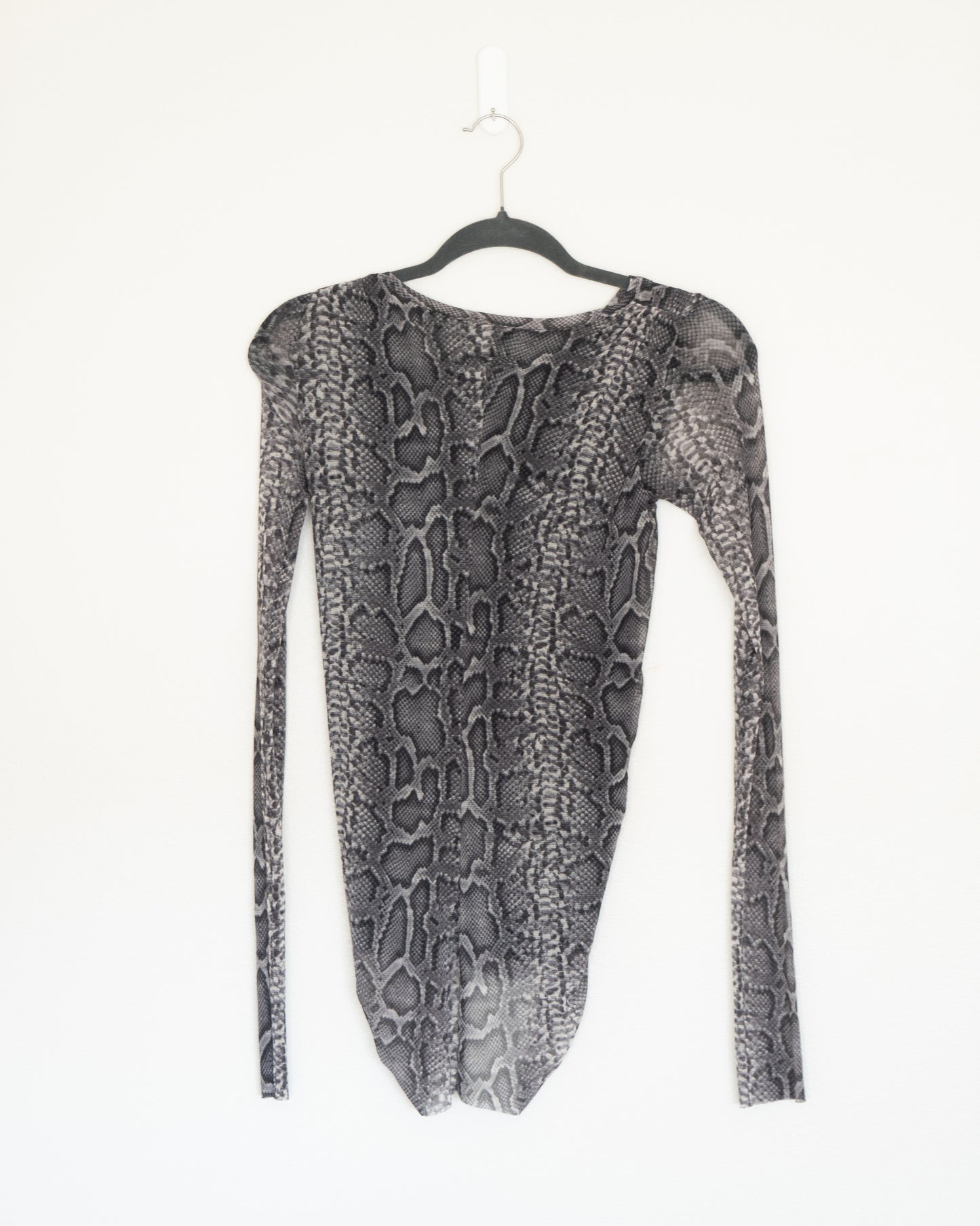 Top Malla Estampado Snake - Jean Paul Gaultier - La Reversa