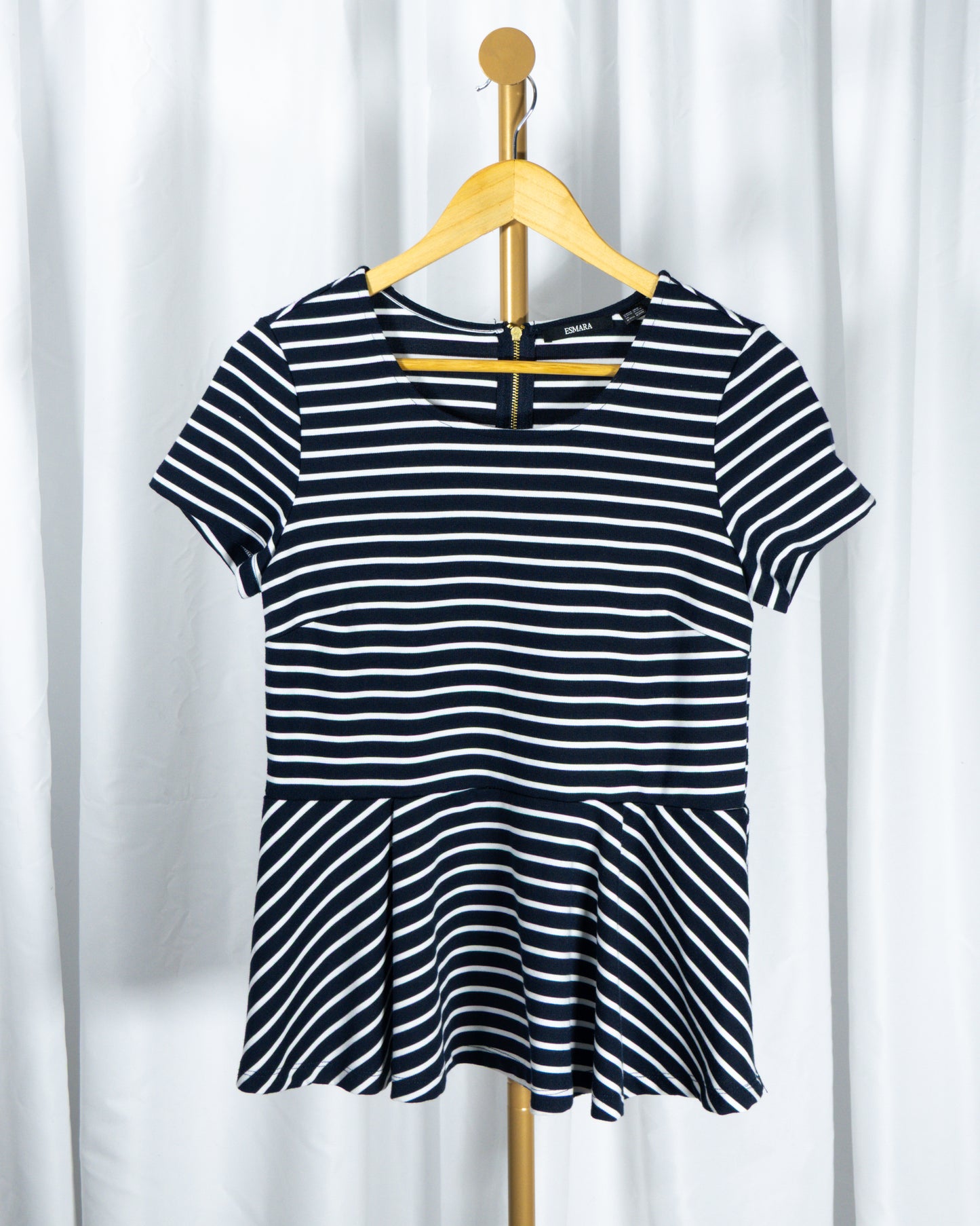 Top Navy Peplum- Esmara - La Reversa