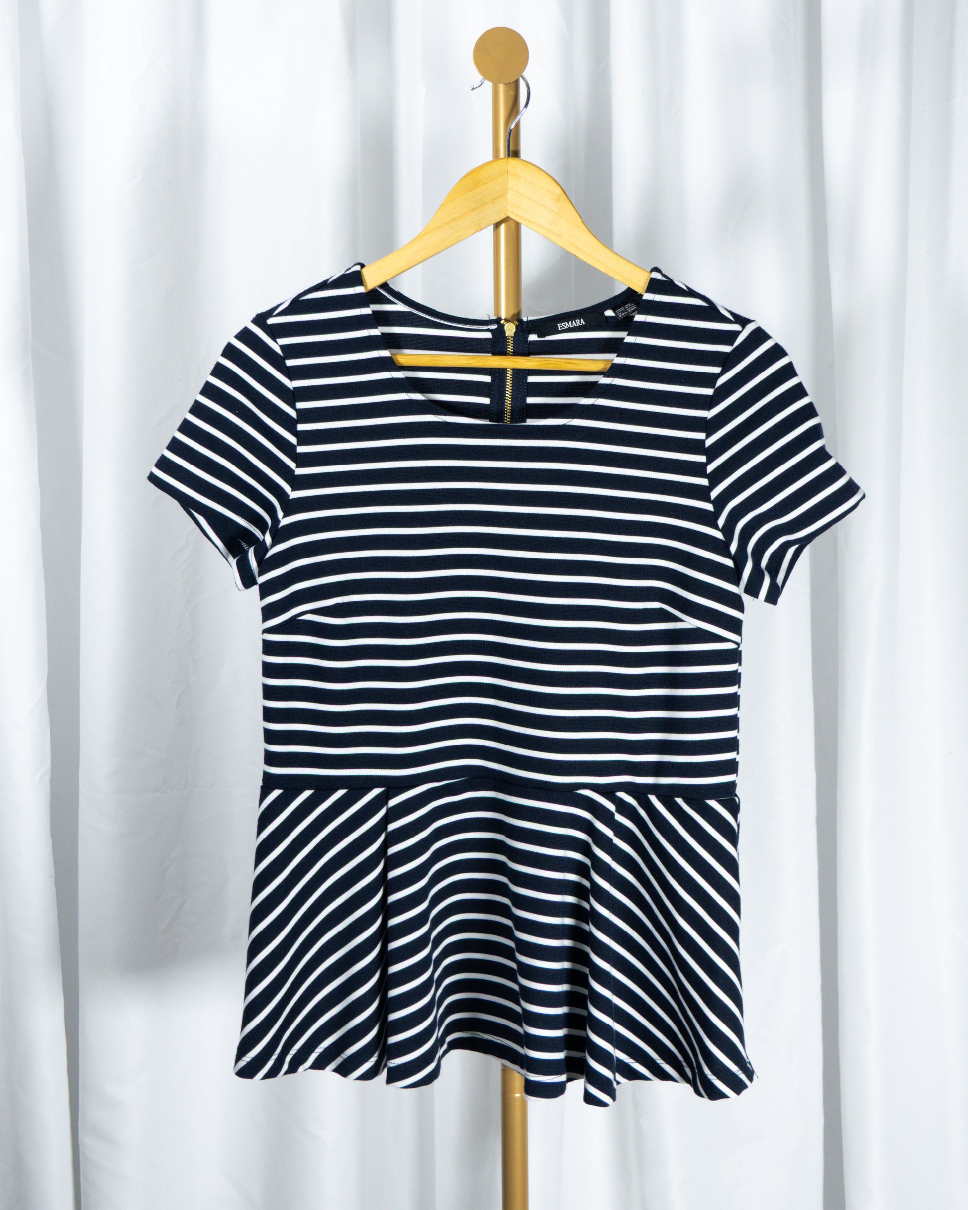 Top Navy Peplum- Esmara - La Reversa