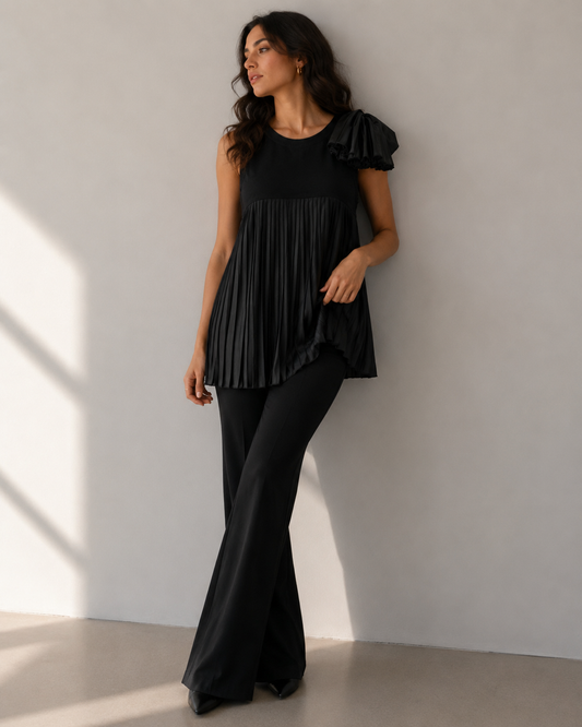 Top Plisado con Aplicación - See by Chloé - La Reversa