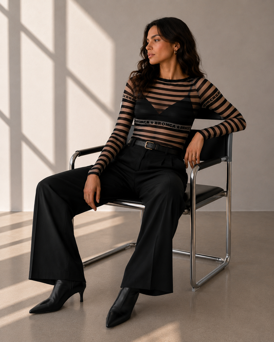 Top Striped Mesh - Bronca - La Reversa